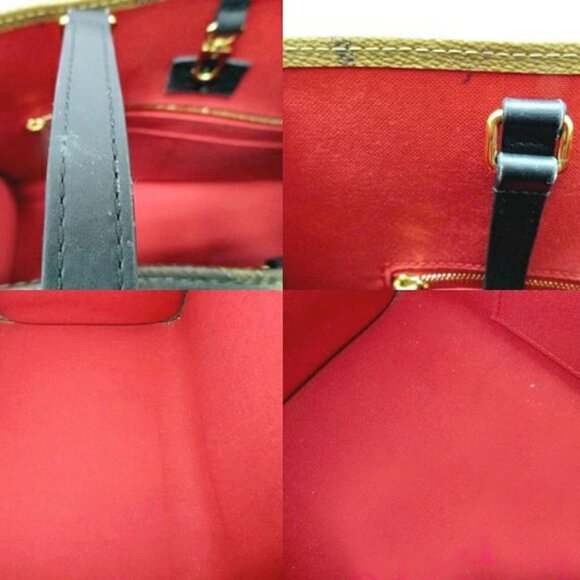 Authentic Louis Vuitton On The Go Tote Reverse Monogram Giant MM Brown Tan LV - Picture 15 of 15